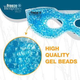 L'AUTRE PEAU frozen flat mask in hand showing compactness and portable cold relief