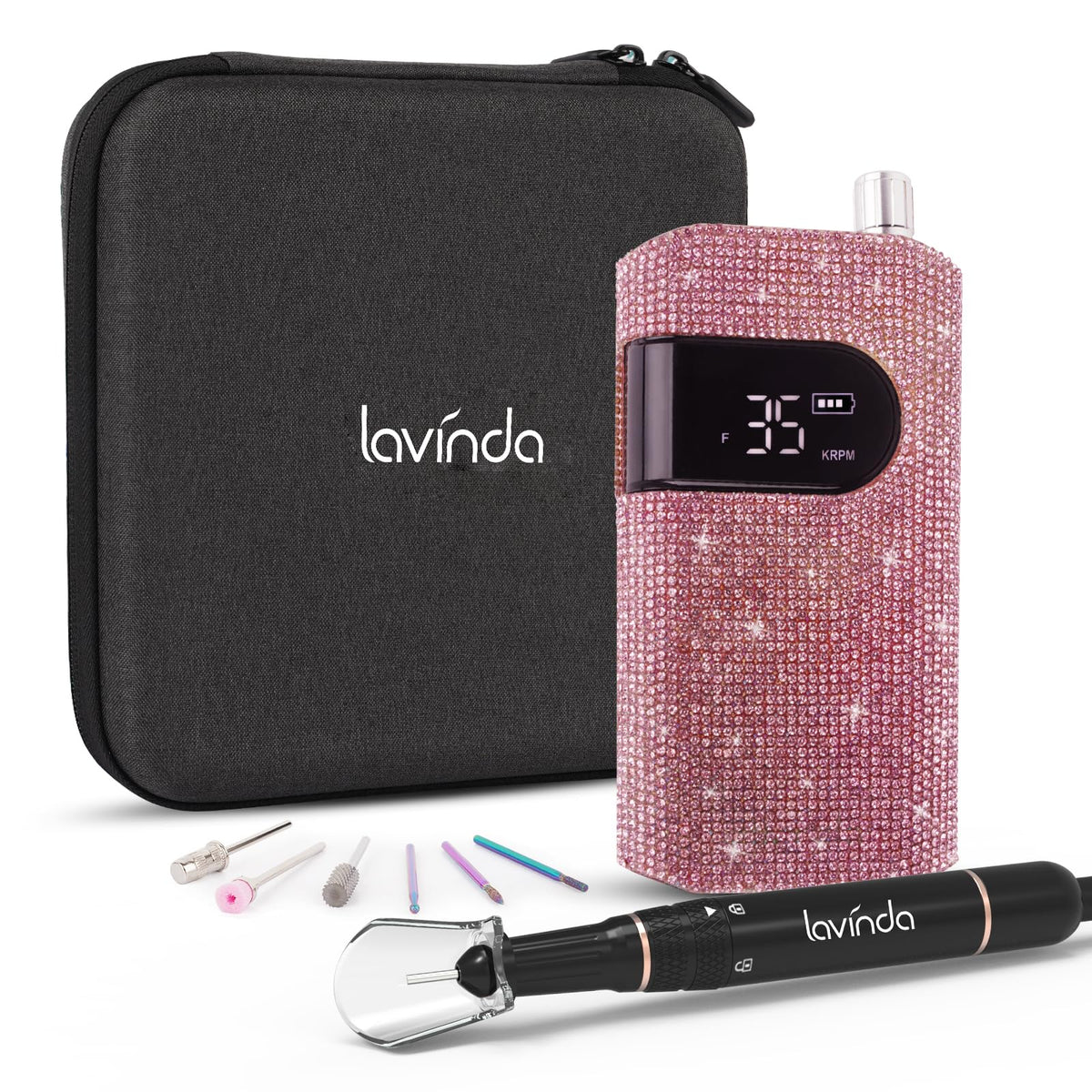 Lavinda pink diamond front view showing stylish finish and professional look