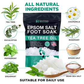 lavinso basin with feet soaking demonstrating refreshing relief