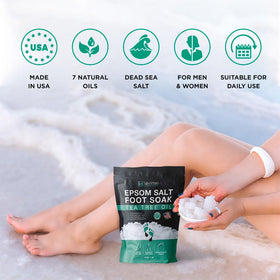 lavinso basin foot soak in use demonstrating relaxation and relief