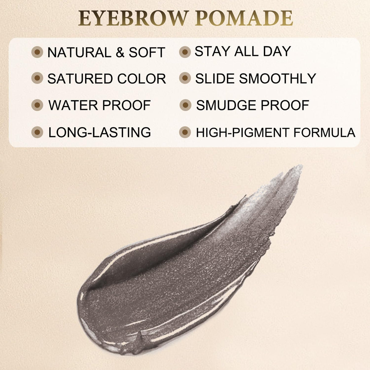 LAVONE dual-ended brush detail for blending and grooming brows benefit