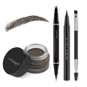 LAVONE front packaging showing full eyebrow kit and convenience