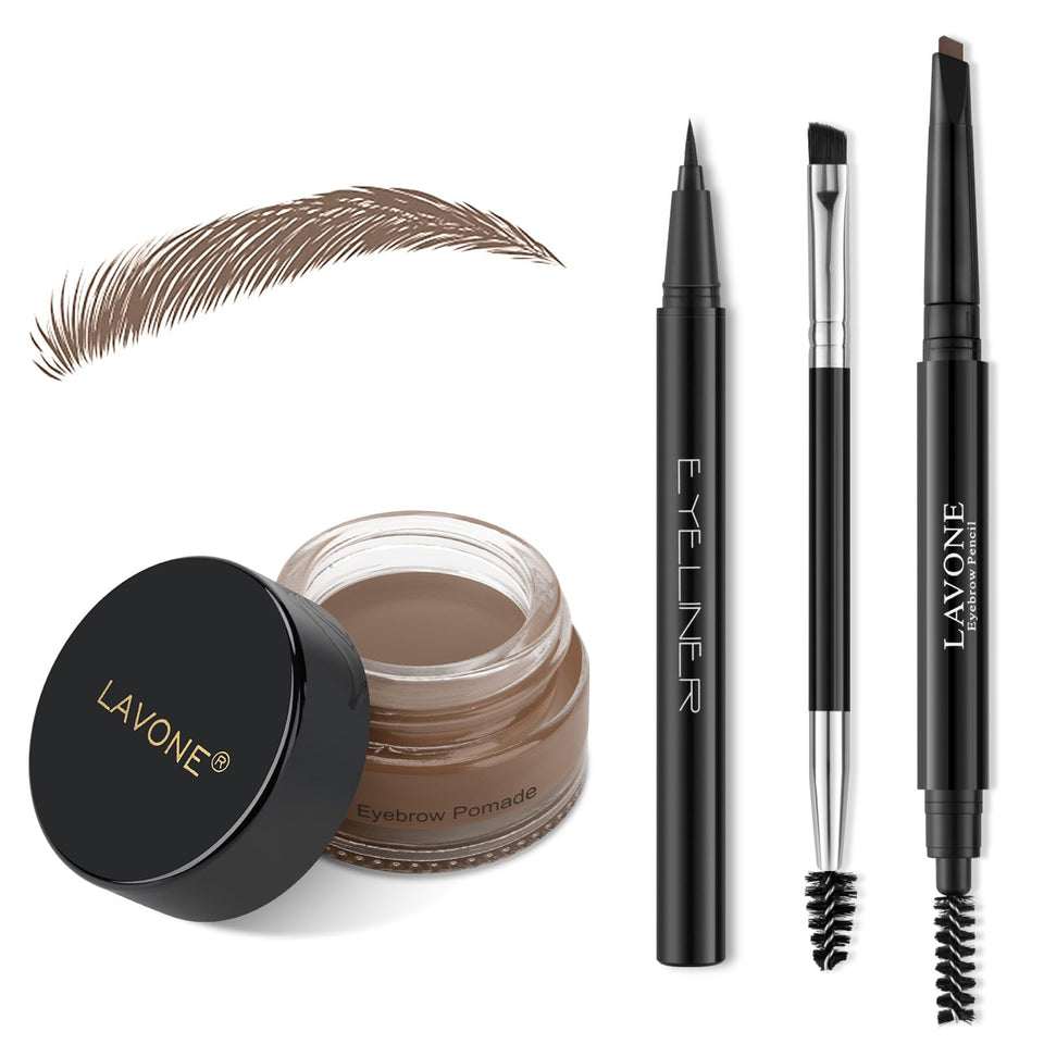 LAVONE front packaging showing full eyebrow kit and benefits