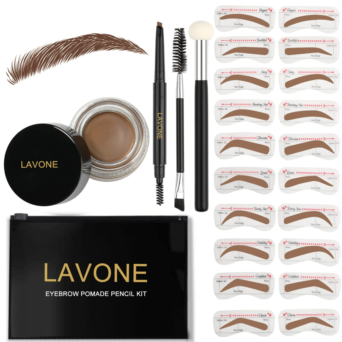 LAVONE front packaging showing kit components and portability benefits