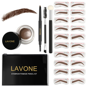 LAVONE front packaging showing complete brow kit and benefits