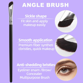 LAVONE eyeliner kit in use creating a clean wing for long-lasting definition benefit