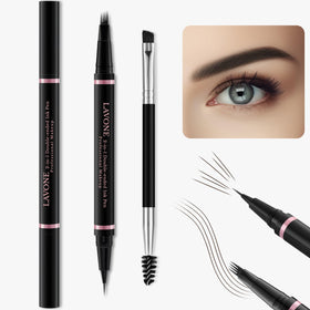 LAVONE microblade tip close-up creating precise hair-like strokes