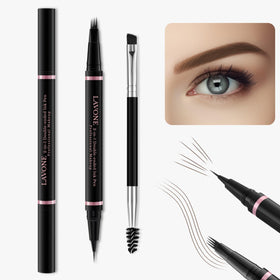 LAVONE microblading tip close-up creating precise hair-like strokes benefit