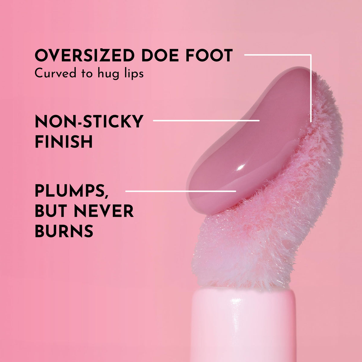 LAWLESS plush applicator tip detail for precise, comfortable application and coverage