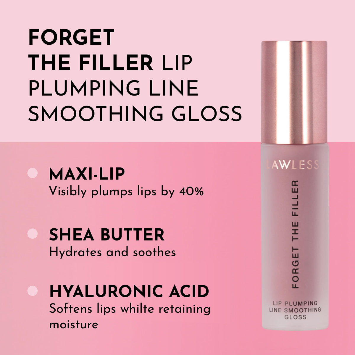 LAWLESS close-up of plush applicator demonstrating smooth, even product application