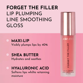Lawless applicator texture close-up displaying plush wand and smooth gloss for precise application
