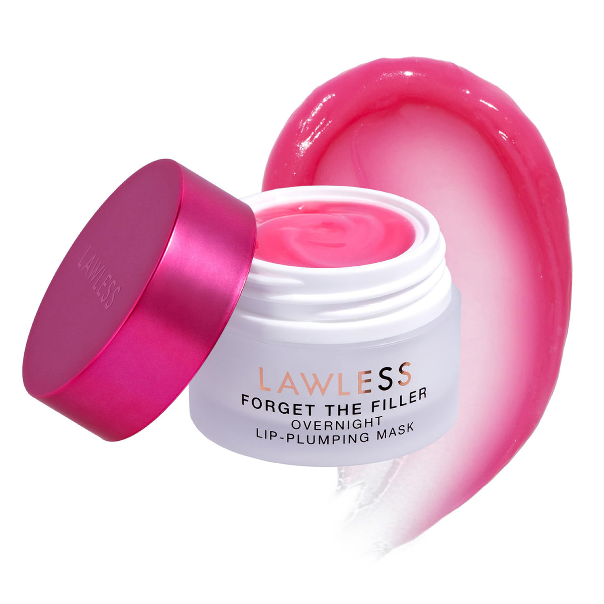 LAWLESS front jar showcasing Juicy Watermelon shade and compact travel size