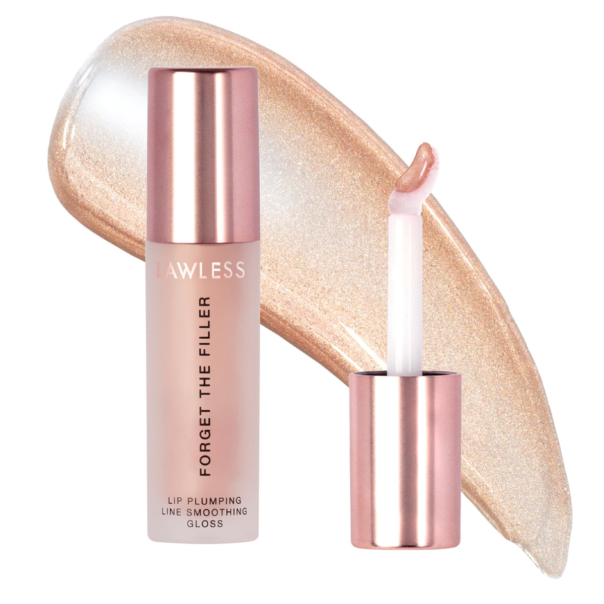 Lawless front packaging showing Glazed gloss and compact tube for easy travel
