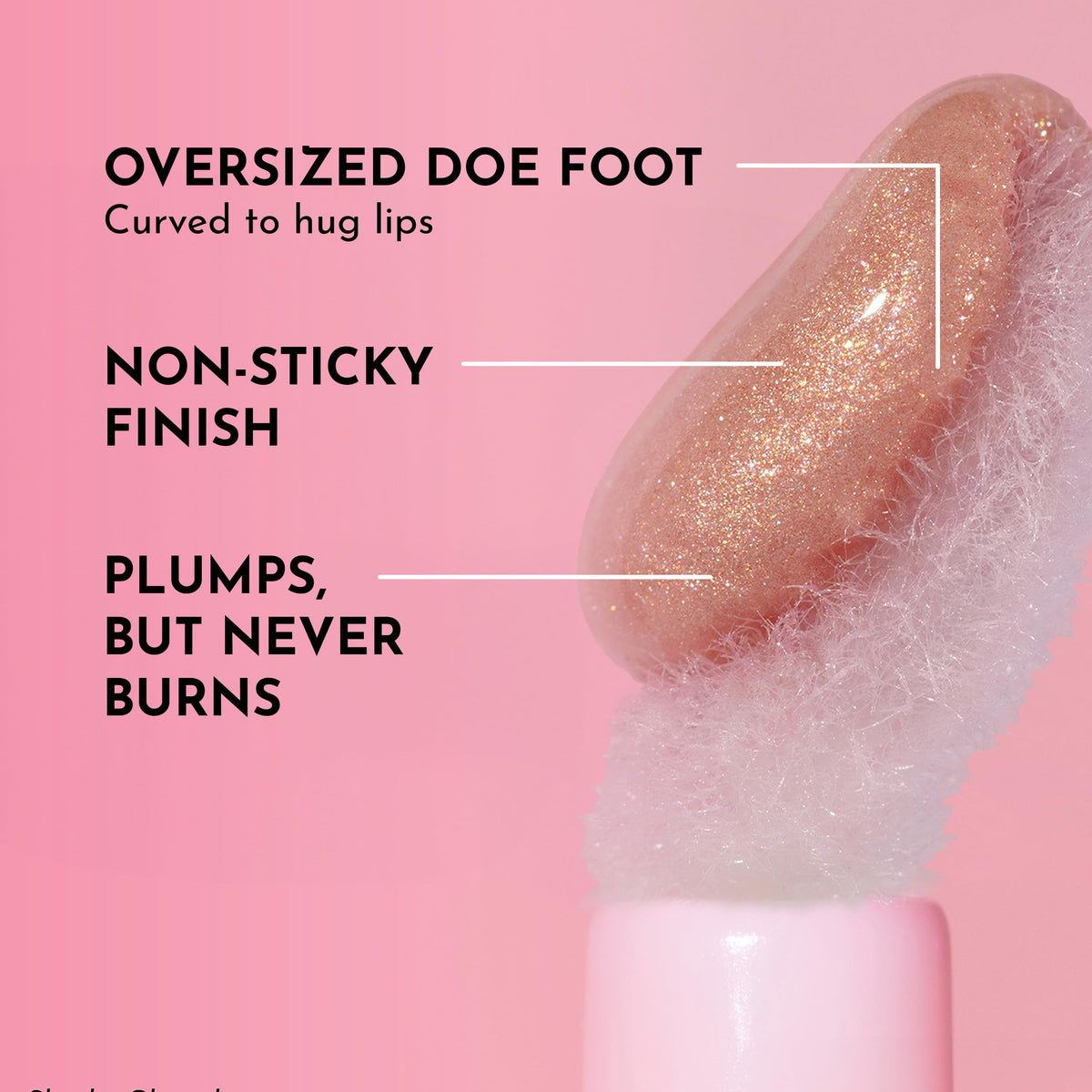 Lawless texture swirl of Glazed gloss highlighting high-shine, non-sticky finish