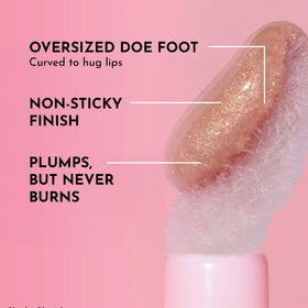 Lawless texture swirl of Glazed gloss highlighting high-shine, non-sticky finish