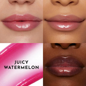 LAWLESS lifestyle shot of model wearing gloss illustrating glossy finish and confidence