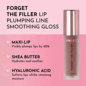 LAWLESS plush applicator close-up demonstrating smooth, precise gloss application