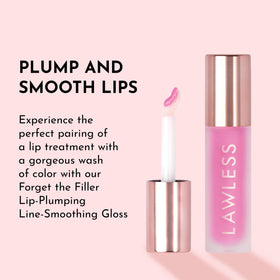 Lawless gloss staged in summer scene conveying glossy shine and fresh tint