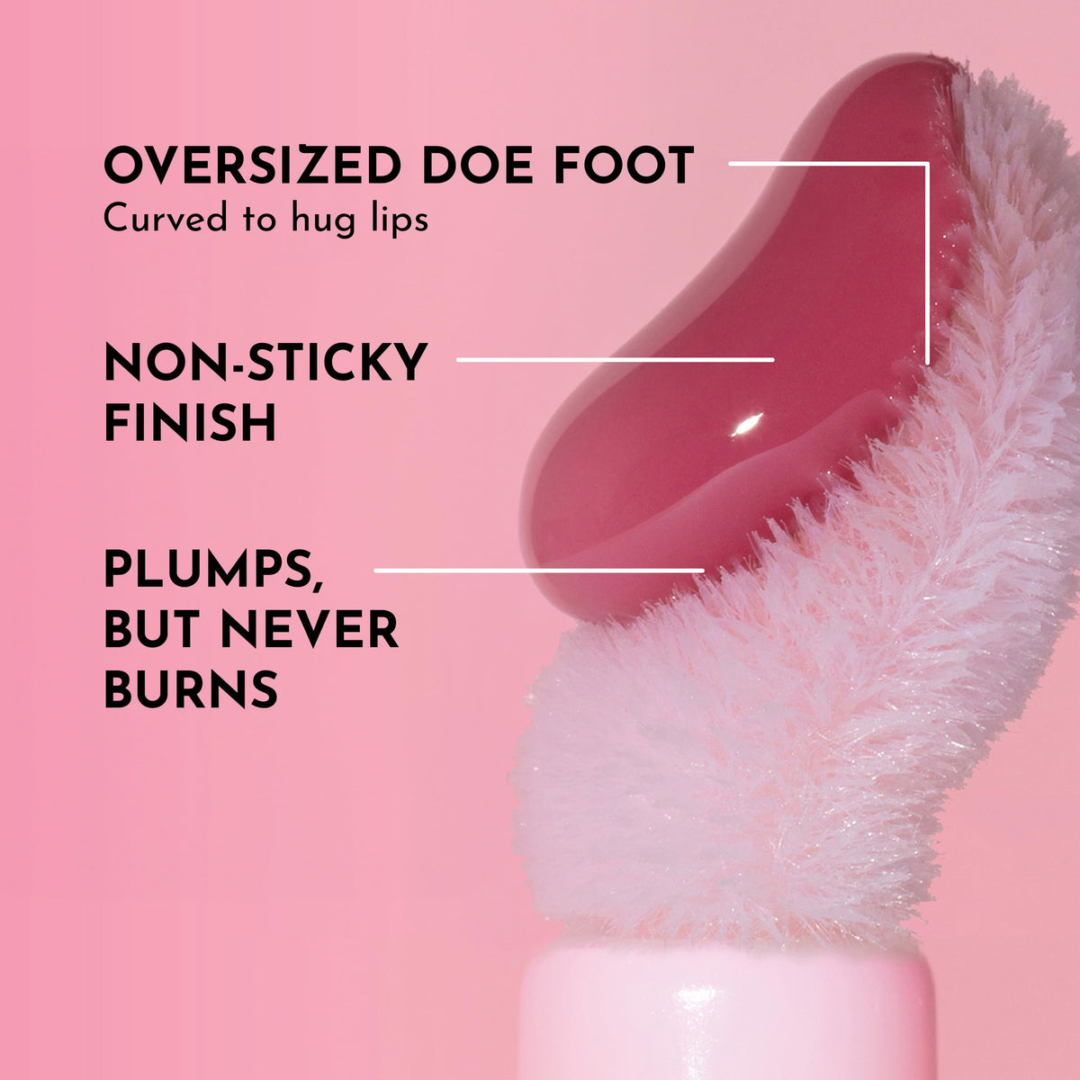 LAWLESS texture swatch on skin highlighting glossy finish and hydrating look
