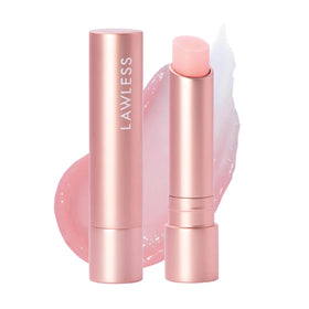 LAWLESS front-stick view showing Pink Marshmallow tint and portable design