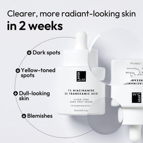 LAYERLAB label close-up listing key actives for ingredient transparency benefit
