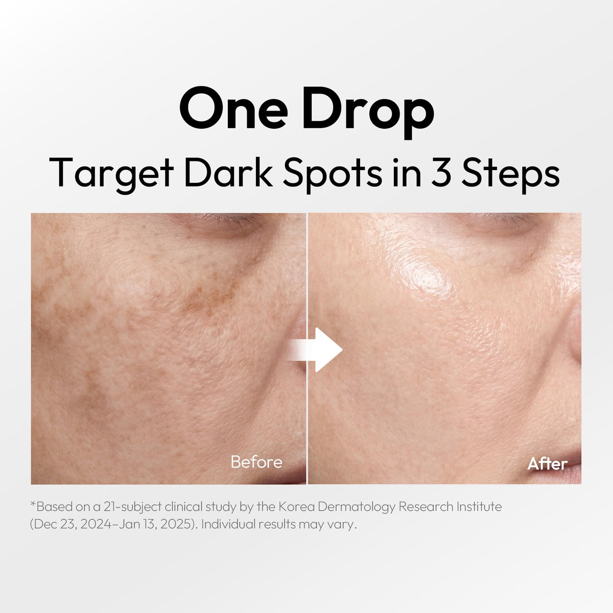 LAYERLAB serum texture droplet highlighting lightweight absorption benefit