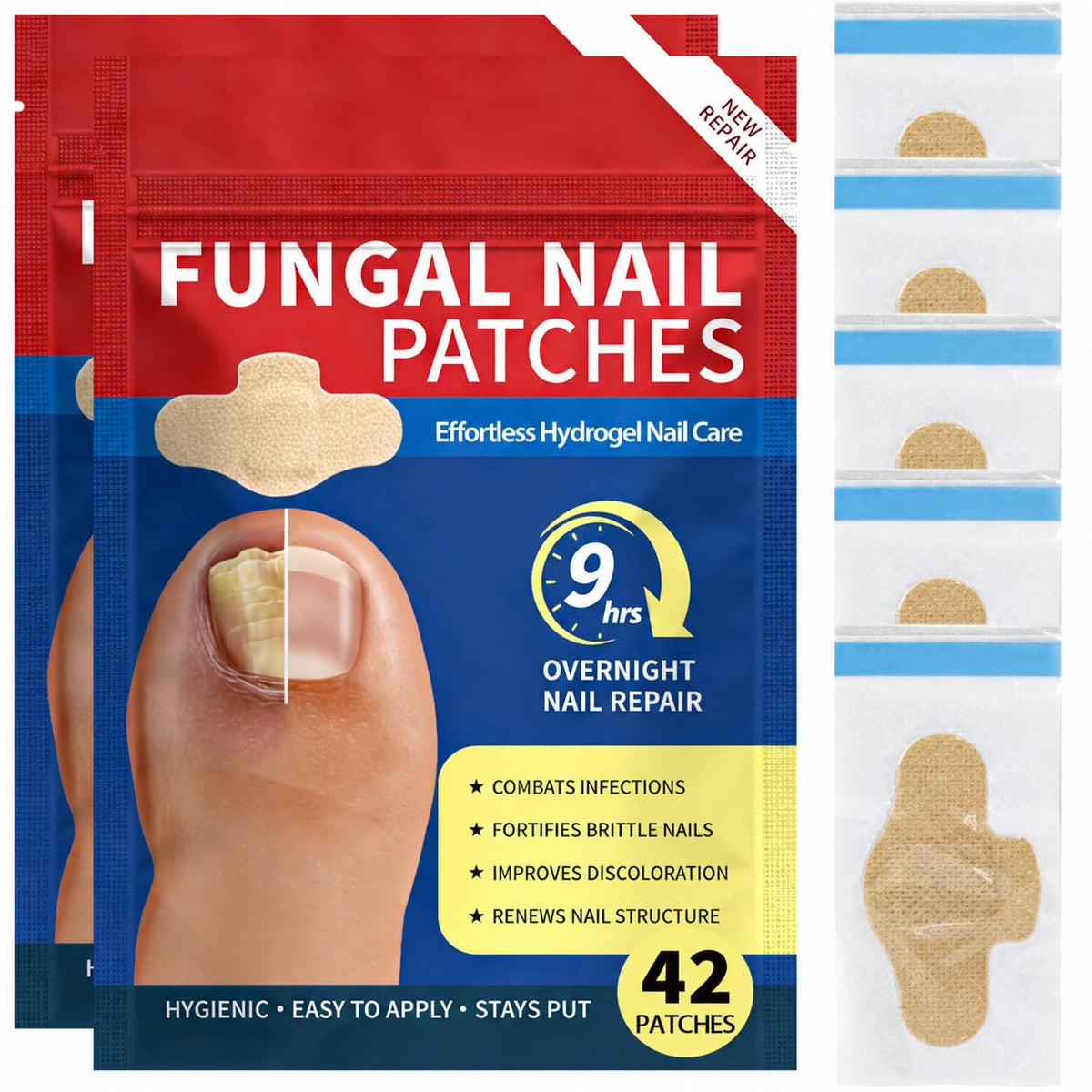 LAYOOYOO front packaging showing two 21-patch packs and product name for clear identification
