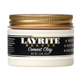 Layrite jar front view showing label and compact travel size with strong hold