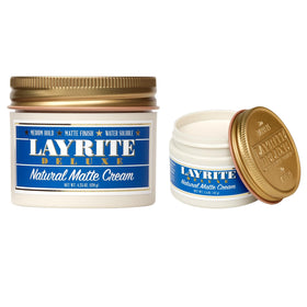 Layrite cream on hands demonstrating texture and effortless application benefit