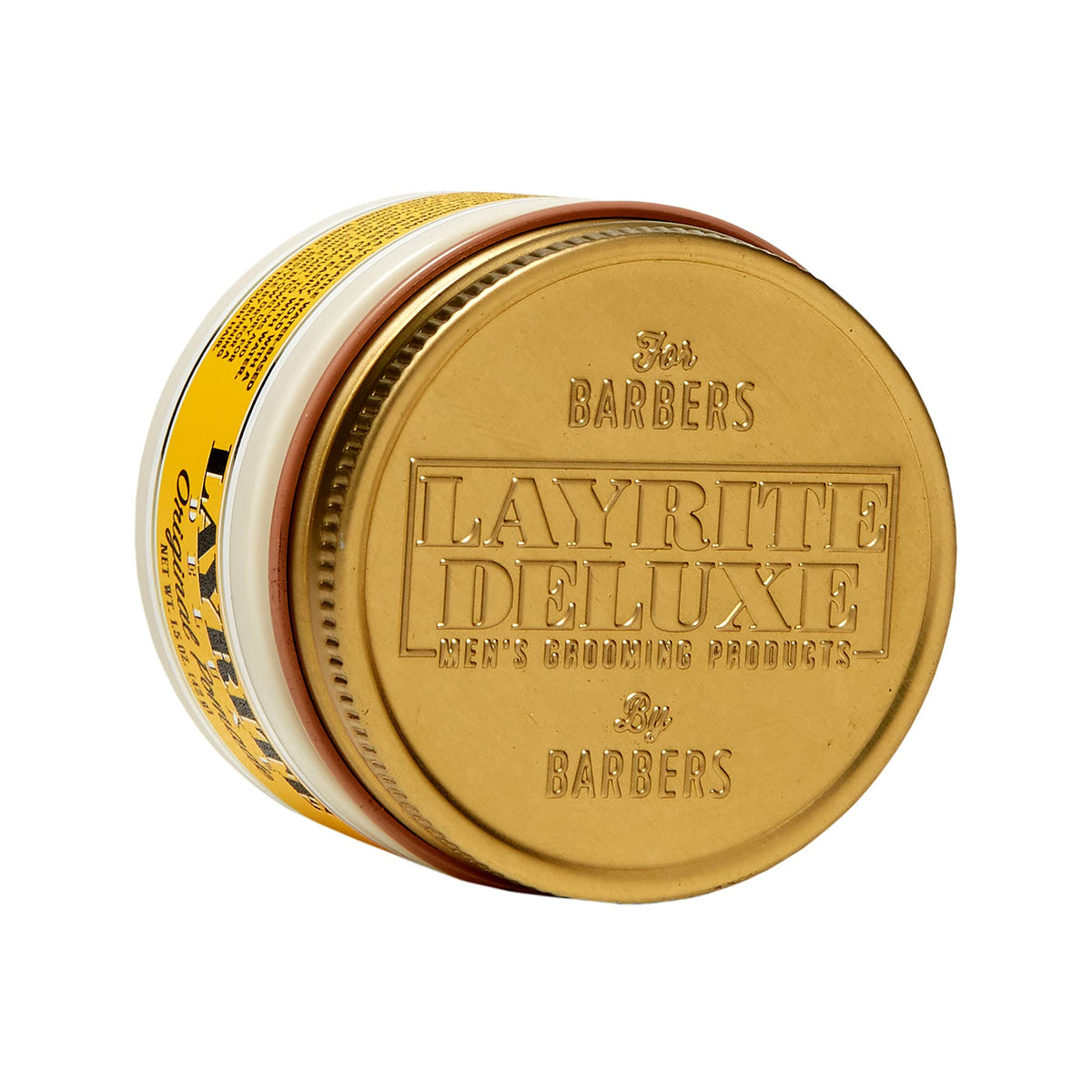 layrite original pomade styled hair showing natural shine and controlled hold