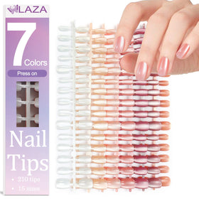 Laza front packaging showing 210-piece nude series and organized tray for choice