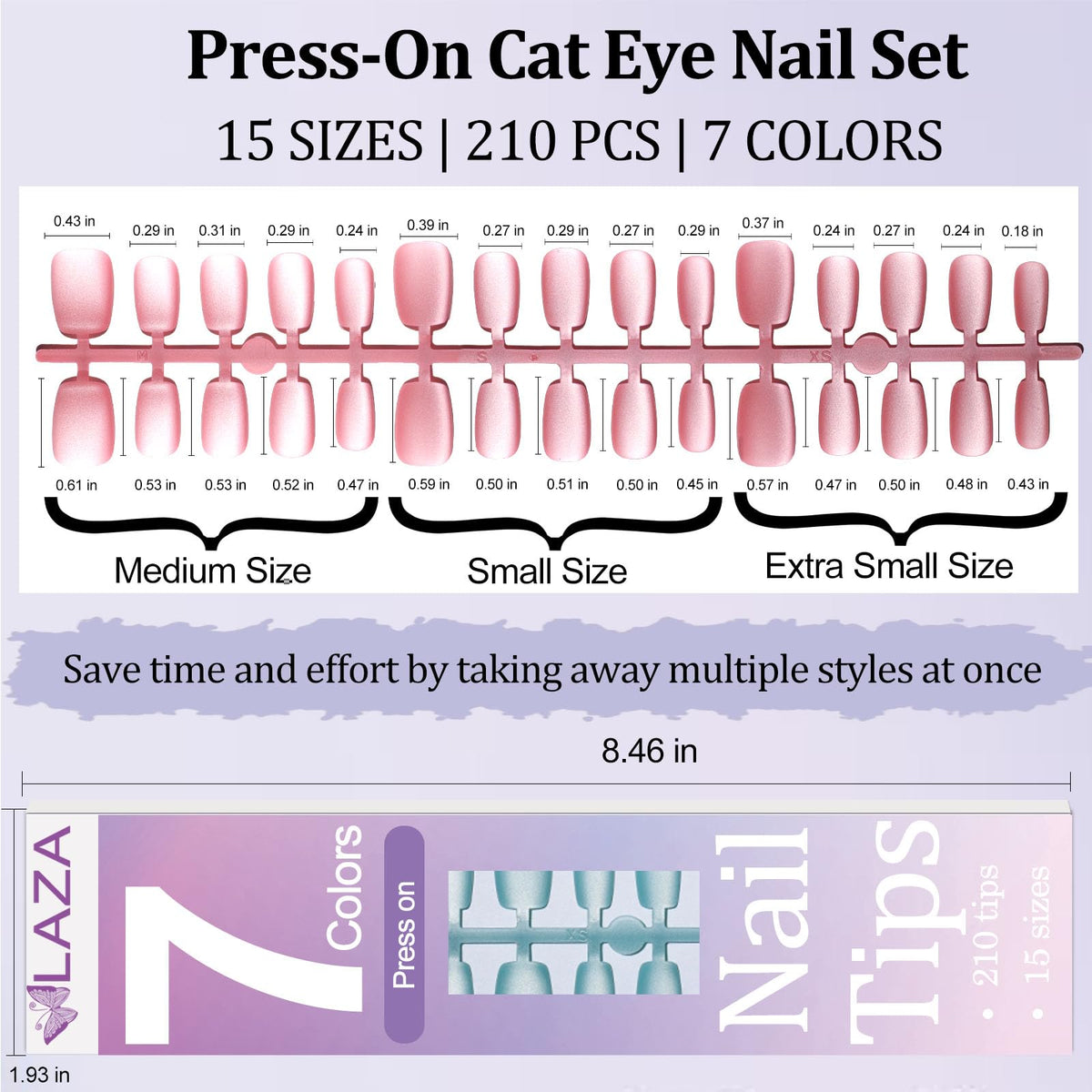Laza nails worn on hands in lifestyle scene for polished look