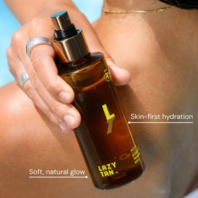 Lazy Tan finish close-up showing natural sun-kissed glow and smooth skin