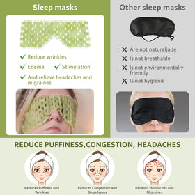 LazyGa mask worn on model demonstrating comfortable fit and tension relief