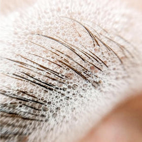 LBLA BEAUTY close-up label showing gentle ingredients and pH balance