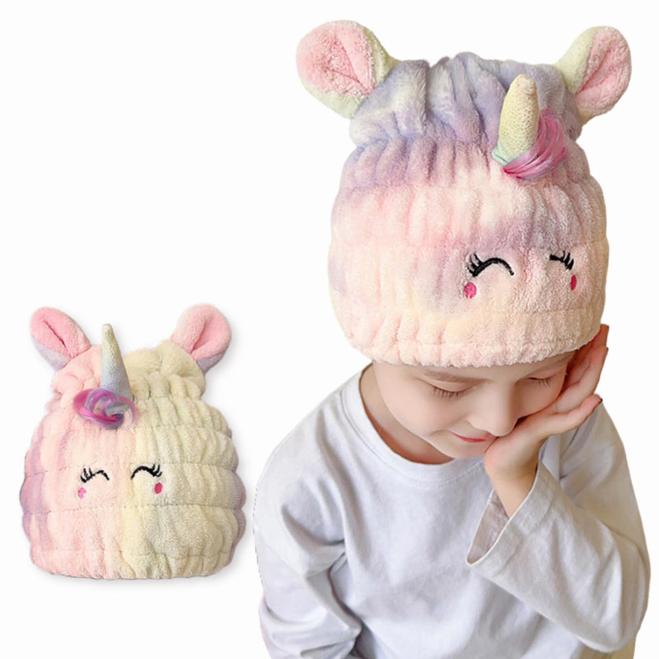 LCBD unicorn front view showing cute shape and quick-drying benefit