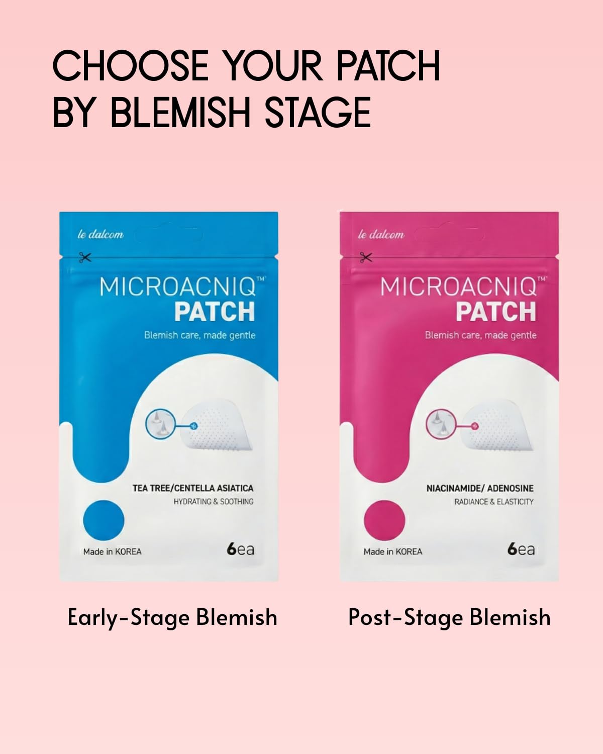 le dalcom packaging open display with multiple blister packs highlighting single-use freshness