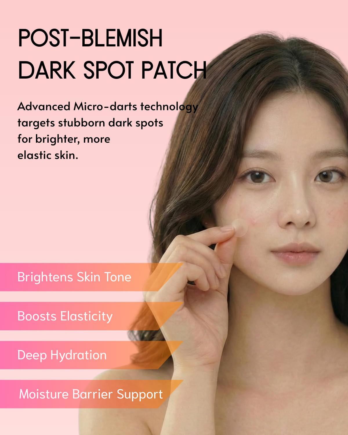 le dalcom single patch close-up revealing thin hydrocolloid and neat edge fit