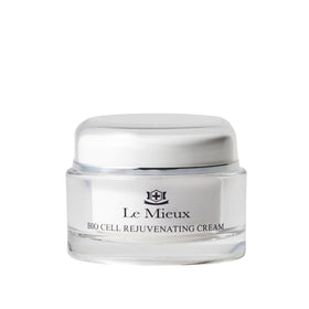 Le Mieux front packaging showing jar and brand, highlighting elegant presentation