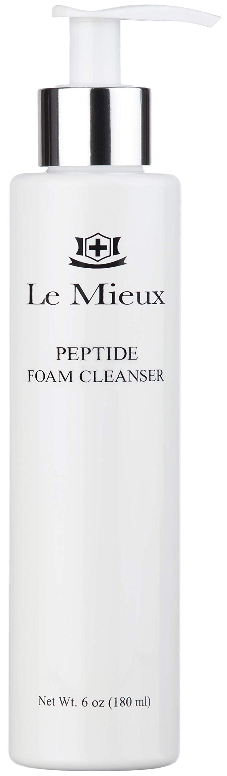 Le Mieux front pump bottle showing label and travel-friendly size