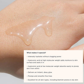 Le Mieux dropper dispensing serum highlighting effortless application benefit