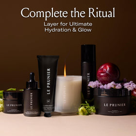 Le Prunier oil applied to hair ends for smoothness and shine
