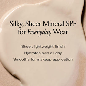 Le Prunier close-up of silky Plumscreen texture for lightweight hydration