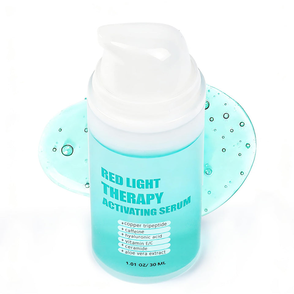 LE SECRET front bottle view showing sleek label and anti-aging benefit