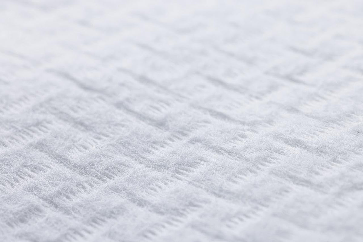 Le Visage product label with OEKO-TEX and GOTS certifications visible benefit