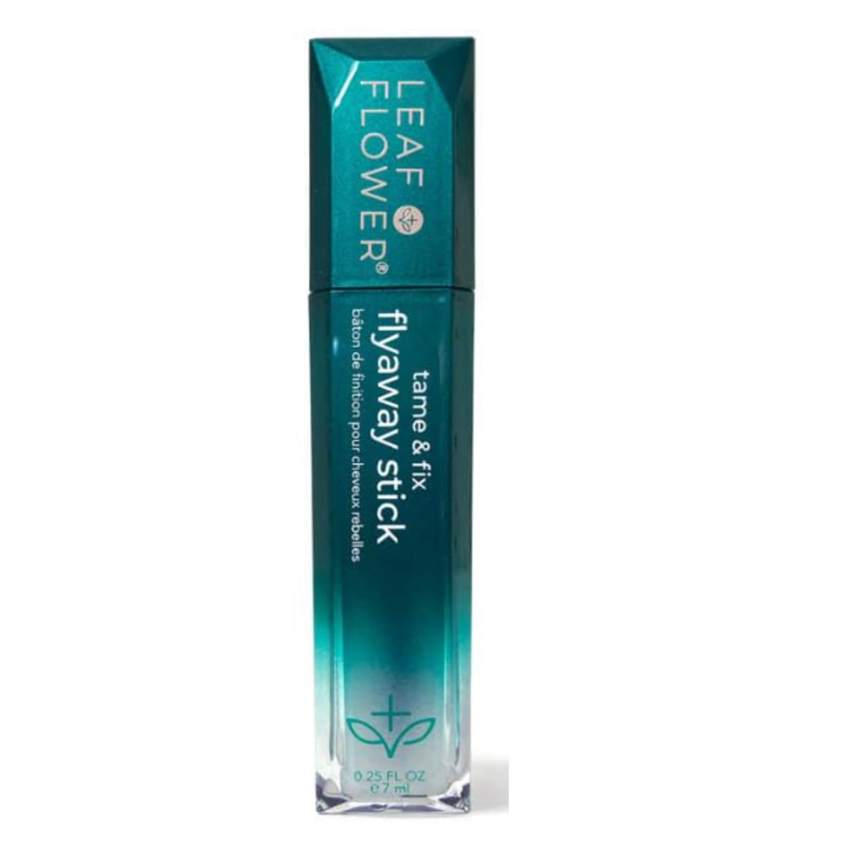 Leaf & Flower stick front packaging showing compact portable styling benefit