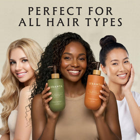 Lebanta results on styled hair showing shine and reduced frizz
