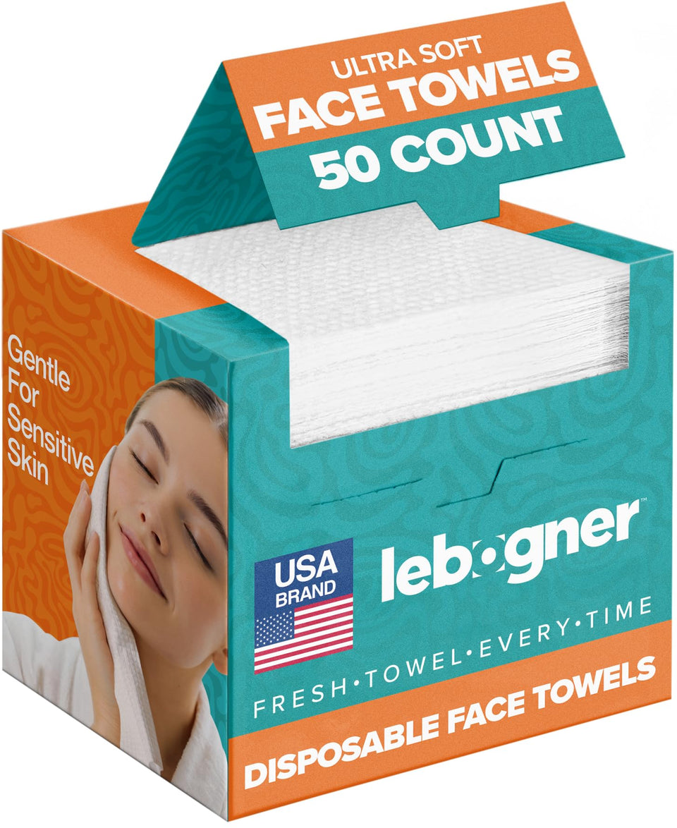 lebogner front pack view showing 50 pack and convenient sizing benefit