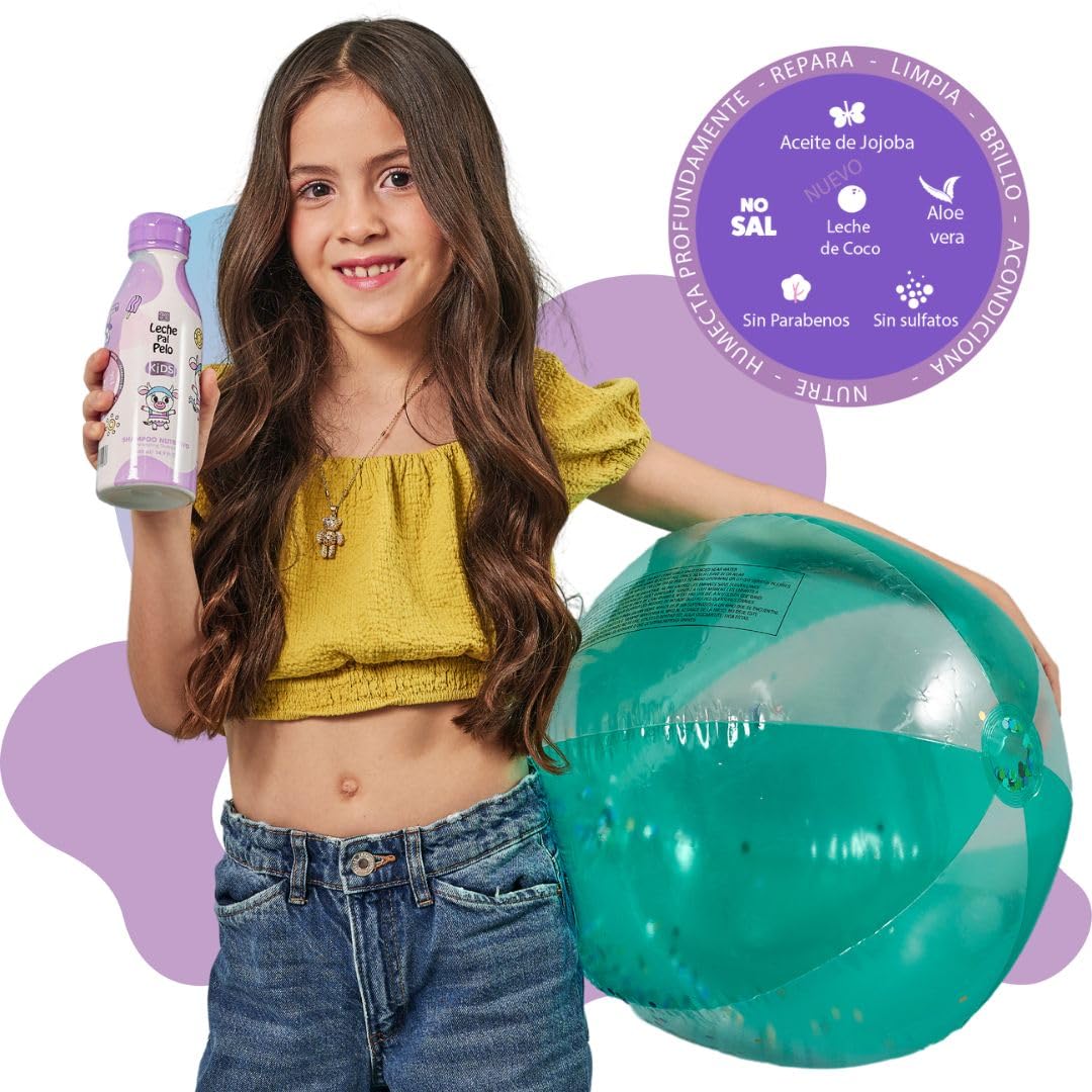 Leche Pal Pelo bottle on bathroom shelf lifestyle, adds gentle care to routine
