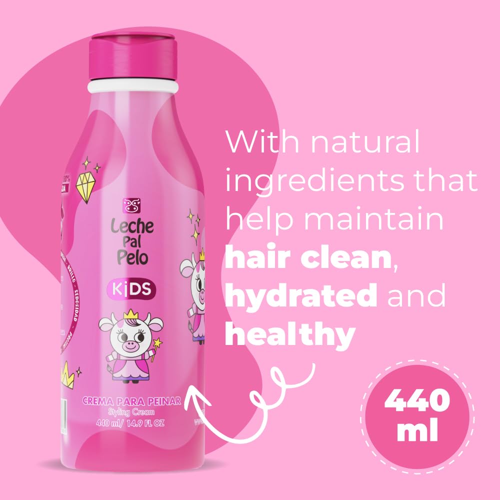 Leche Pal Pelo cream texture close-up showing smooth formula for soft, manageable hair